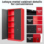 Letaya Metal Storage Cabinets - Image 4