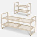 Expandable Metal Shoe Rack for Closet, Entryway & Garage by SNTD