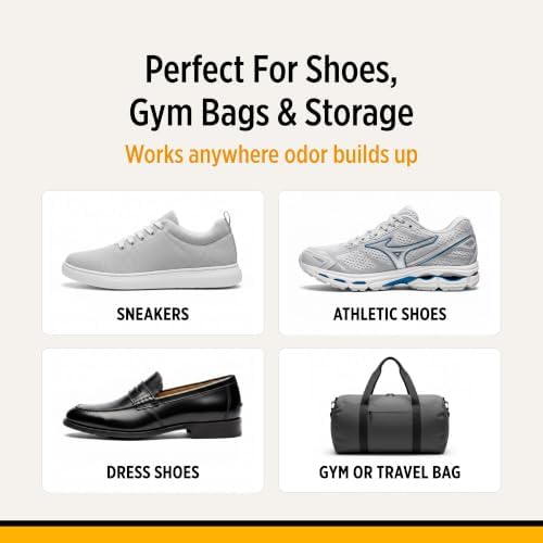 StinkERASERS Activated Charcoal Shoe Deodorizer Bags, 2 Pack - Image 5