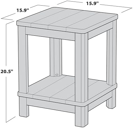 Keter Deluxe Adirondack Side Table - Image 3