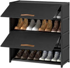 5 Tier Shoe Cabinet with Door, 20-Pair Storage by UNITSTAGE