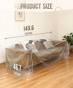 Magicheap Plastic Couch Cover 2 Pack - Image 5