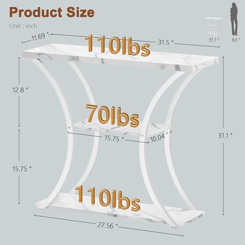 Hoctieon 3 Tier Console Table - Image 2