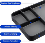 Leather Valet Tray 12”x8” – PU Leather Catchall - Image 3