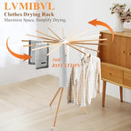 Foldable Clothes Drying Rack, Portable Garment Drying Rack - Image 3