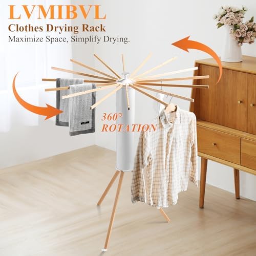 Foldable Clothes Drying Rack, Portable Garment Drying Rack - Image 3
