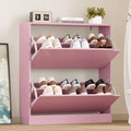 BORNOON Shoe Cabinet with 2 Flip Drawers, Slim Narrow Shoe Storage Cabinet by BORNOON