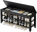 Homleke 39.4" Wide Solid Wood Shoe Rack Bench by Homleke