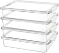 Vtopmart 4 Pack 6 Qt Plastic Storage Bins by Vtopmart