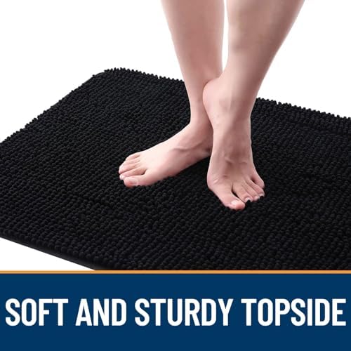 OLANLY Dog Door Mat for Muddy Paws 47x20, Super Absorbent Chenille Mud Mat - Image 4