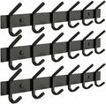 Coat Rack Wall Mount – 17 Inch Stainless Steel Hook Rail by SAYONEYES