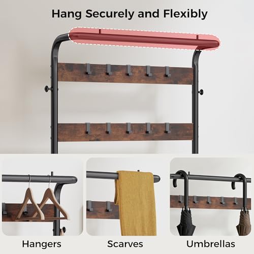 NEWBULIG Coat Rack, Hall Tree - Image 5