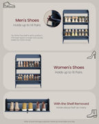 VASAGLE Narrow Shoe Storage Cabinet Organizer - Image 5