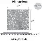 60 Pack Waterproof Interlocking Deck Tiles - Image 2
