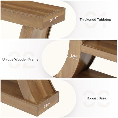 Tribesigns 63-Inch Farmhouse Entryway Console Table - Image 6