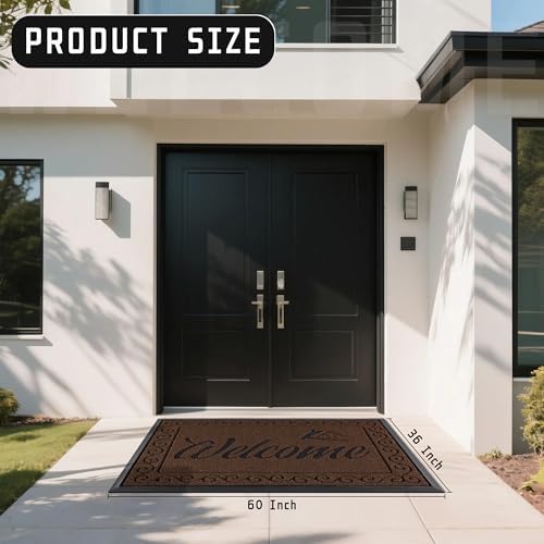 Yimobra Welcome Mat, Heavy Duty Sturdy Door Mats - Image 2