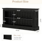 Tribesigns 63" Console Table, 3-Tier Entryway Table - Image 2