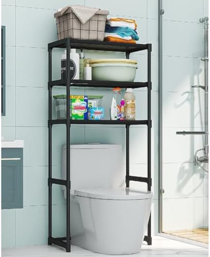 3-Tier Over the Toilet Storage, Metal Bathroom Shelve, Over Toilet Bathroom - Image 4