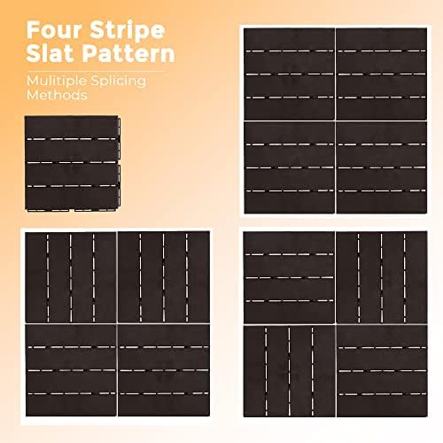 ASTEROUTDOOR Interlocking Deck Tiles Plastic Waterproof Outdoor Flooring 12" x - Image 6