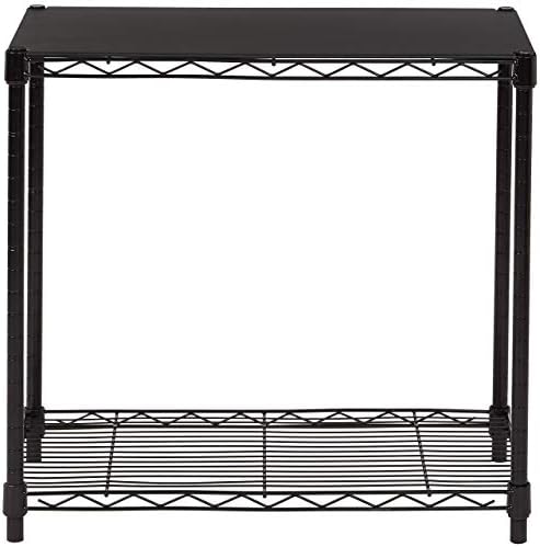 Amazon Basics 2-Shelf Stackable Storage, 13.3" D x 23.2" W x 22.2" H - Image 2