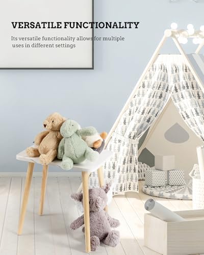 FORAOFUR Small Side Table, Quick Assembly End Furniture - Image 5