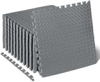 ProsourceFit Exercise Puzzle Mat 1/2-inch, EVA Interlocking Foam Floor Tiles by ProsourceFit
