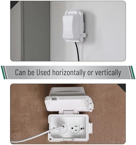 Bates Choice Weatherproof Electrical Outlet Cover, 120 Volts AC, Compatible - Image 7