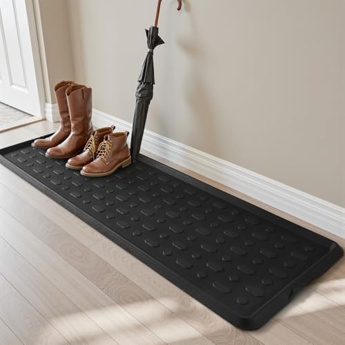 tchdio Durable Rubber Boot Tray and Shoe Mat by Tchdio