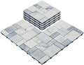 jxgzyy 4PCS Interlocking Deck Tiles, Waterproof DIY Outdoor Flooring, Natural by jxgzyy