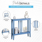 Kings Brand Narrow Console Table w/Storage Shelf - Image 3
