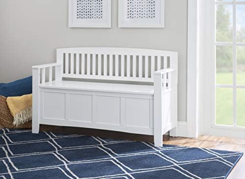 Cynthia White Storage Bench - Image 2