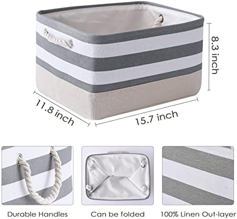 TheWarmHome Storage Basket Fabric Basket - Image 4