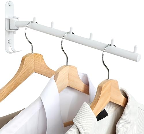 Alise Wall Mounted Clothes Drying Rack, Swivel Clothes Hanger by Alise