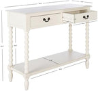 SAFAVIEH Athena 2-Drawer Wood Console Entryway Table, 35.5" CNS5702A - Image 3