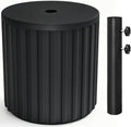 LZRS Patio Side Table, 2-in-1 Patio Umbrella Side Table by LZRSPET