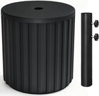 LZRS Patio Side Table, 2-in-1 Patio Umbrella Side Table by LZRSPET