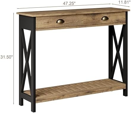 ChooChoo 47" Farmhouse Console Table - Image 2