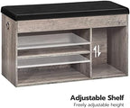 HOOBRO Shoe Storage Bench with Cushion, 32.3" Entryway Bench - Image 6