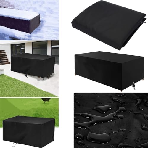 Patio Furniture Covers 56 x 35 x 32 Inch Waterproof Outdoor Patio Table Covers - Image 2