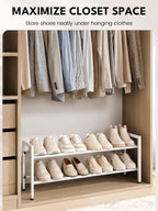 Bumusty 2 Tier Expandable Shoe Rack - Image 4