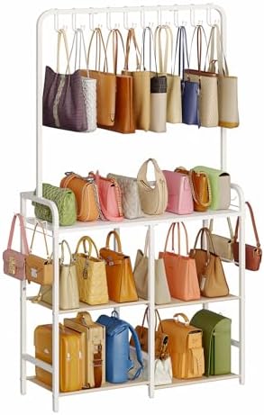 Large Capacity 3-Tier Purse Organizer by Hayexiha