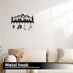 Key Holder for Wall, Metal Wall Hooks Organizer Rack - Image 7