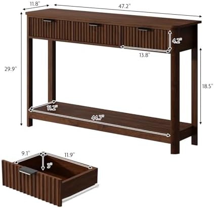 HOKYHOKY Fluted Console Table - Image 2
