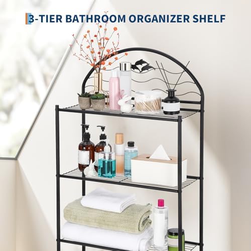 3 Tier Bathroom Over Toilet Storage Organizer Rack, Over the Toilet Storage - Image 5