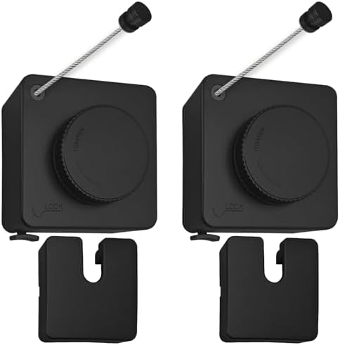 2 Pack Retractable Clothesline Indoor & Outdoor, 16.2Ft Non-Sagging by UpChoNice