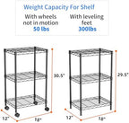 Golpart Small Shelves Storage Wire Metal Adjustable Shelf Unit - Image 3