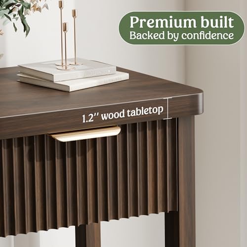 Lulive Fluted Console Table, 51 Inch Entryway Table - Image 5