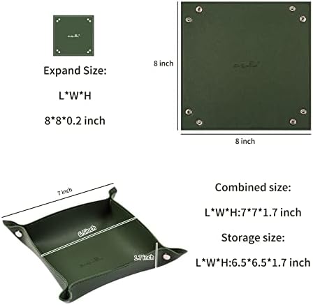 Leather Jewelry Valet Tray for Women and Man - Image 2