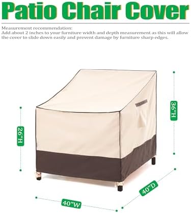 F&J Outdoors Patio Chair Covers - Image 2