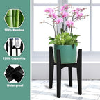 Rnined Plant Stand Indoor, Bamboo Plant Shelf, Adjustable Corner Plants Flower - Image 3